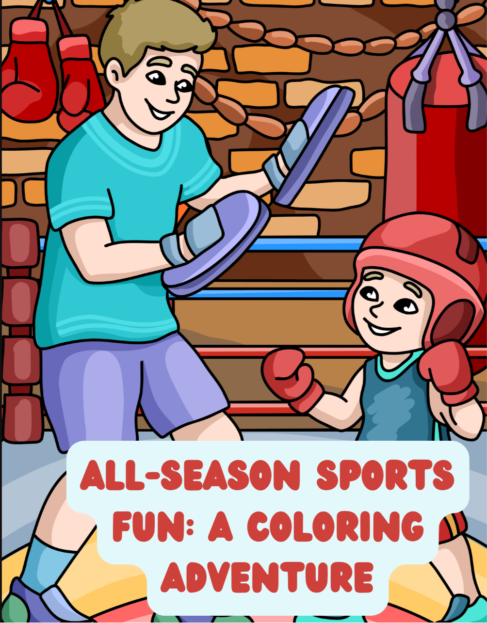 All-Season Sports Fun: A Coloring Adventure