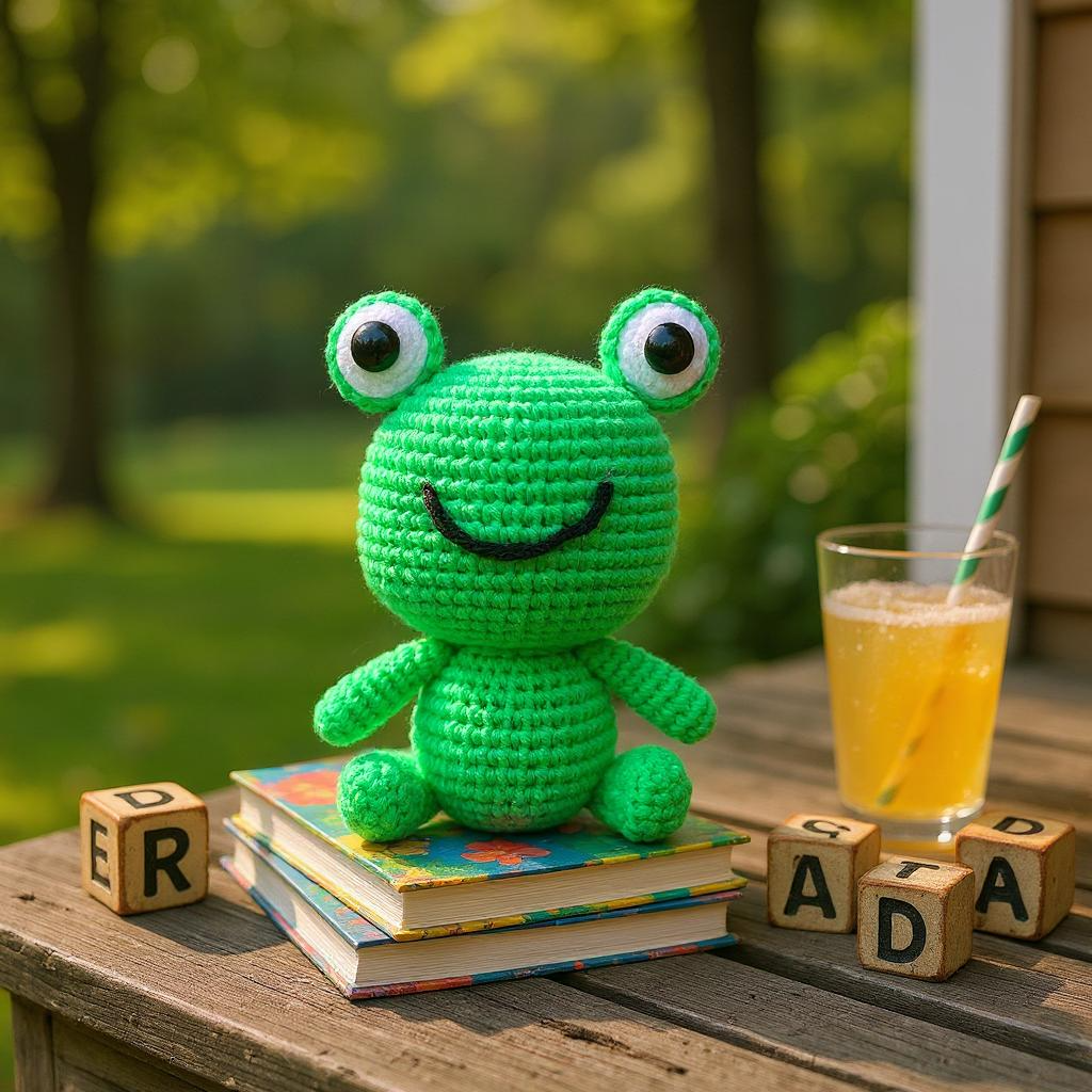 THE FROG AMIGURUMI CROCHET PATTERN