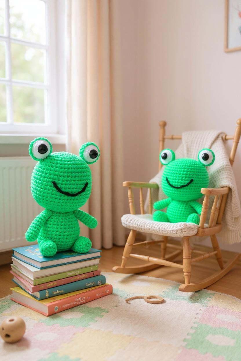 THE FROG AMIGURUMI CROCHET PATTERN