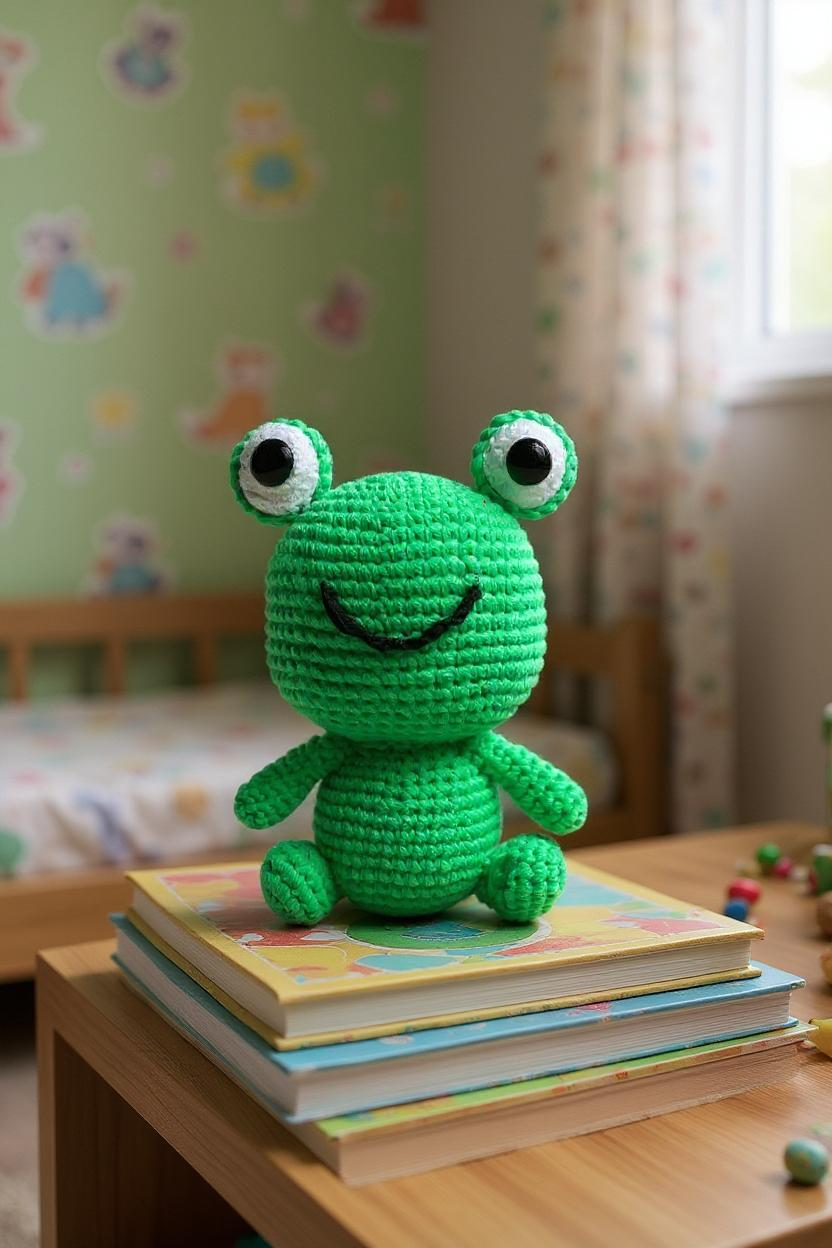 THE FROG AMIGURUMI CROCHET PATTERN