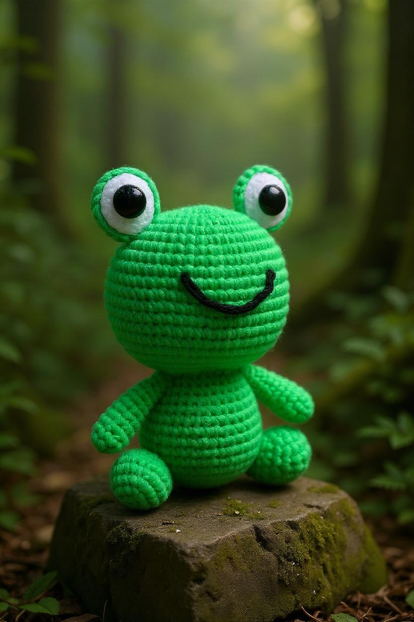 THE FROG AMIGURUMI CROCHET PATTERN