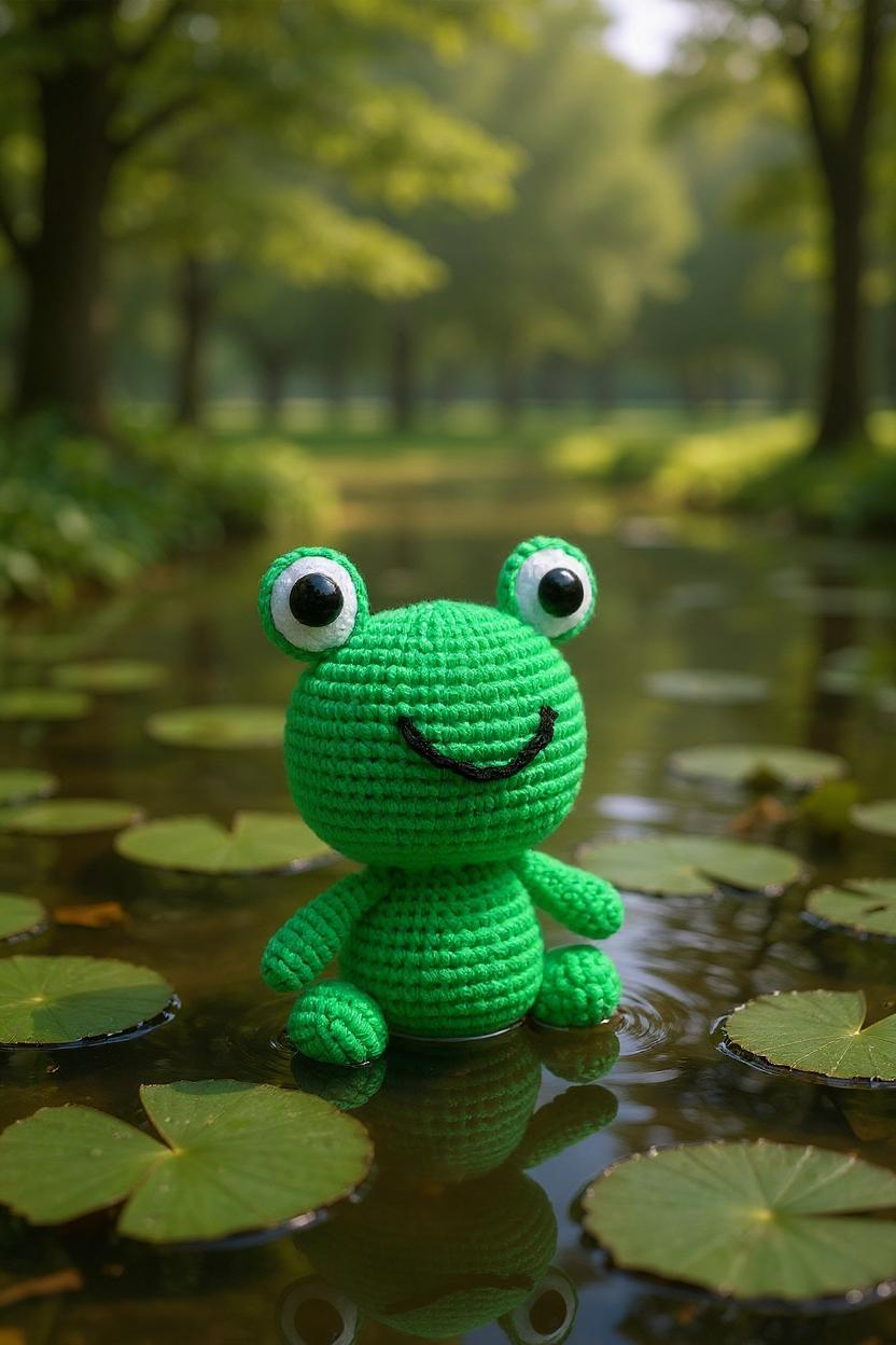 THE FROG AMIGURUMI CROCHET PATTERN