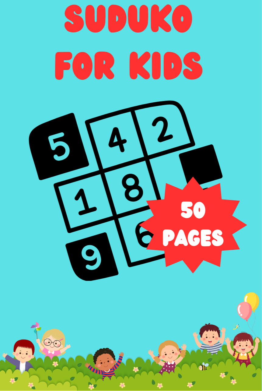 Easy Kid Suduko-50 pages