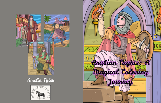 Arabian Nights A Magical Coloring Adventure