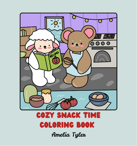 Cozy Snack Time Coloring Book