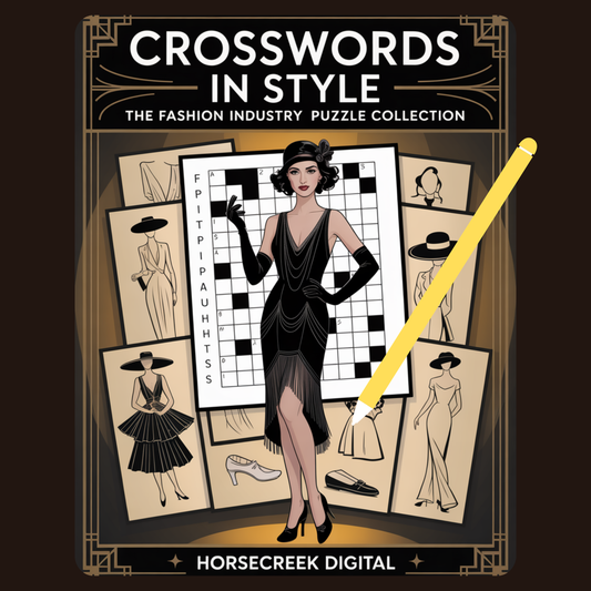 KINDLE SCRIBE Crosswords in Style: The Fashion Industry Puzzle Collection