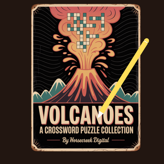 KINDLE SCRIBE: Volcanoes: A Crossword Puzzle Collection