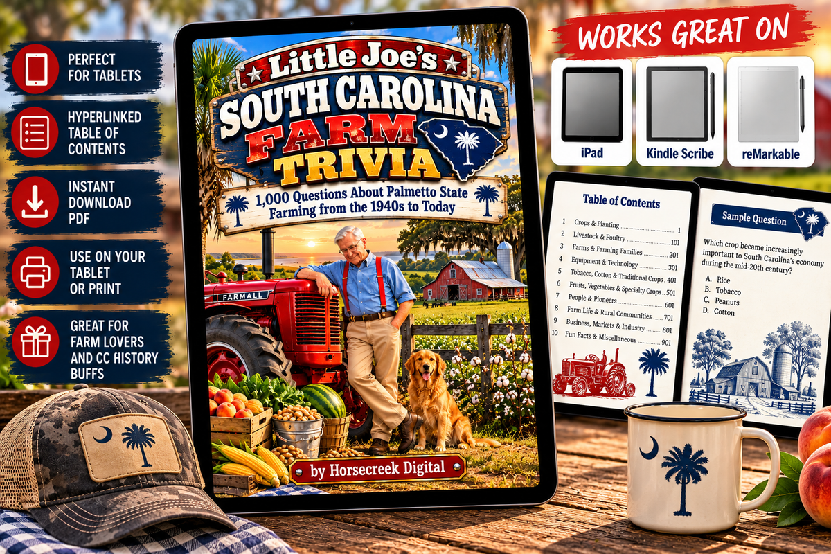 Little Joe's South Carolina Farm Trivia
