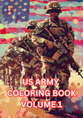 US Army Coloring Book Volume 1/Grayscale/Coloring book for adults and teens