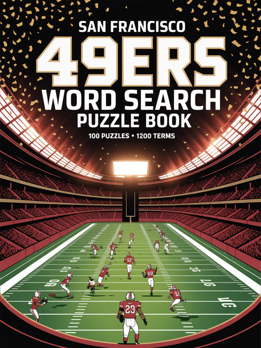 San Francisco 49ers Word Search Puzzle Book-Digital Download