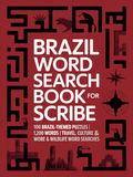 Brazil Word Search Book for Kindle Scribe | 100 Brazil-Themed Puzzles | 1,200 Words | Travel, Culture & Wildlife Word Searches
