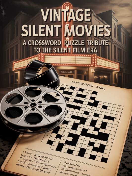 Vintage Silent Movies: A Crossword Puzzle Tribute to the Silent Film Era