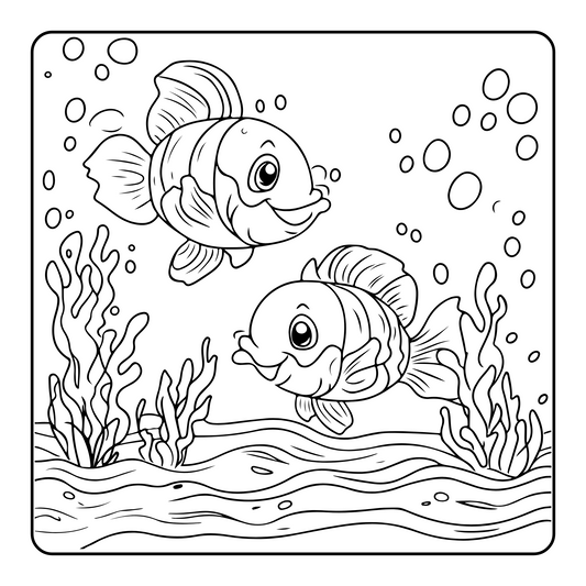 Bold and Easy Under the Sea Creatures 150 images coloring book