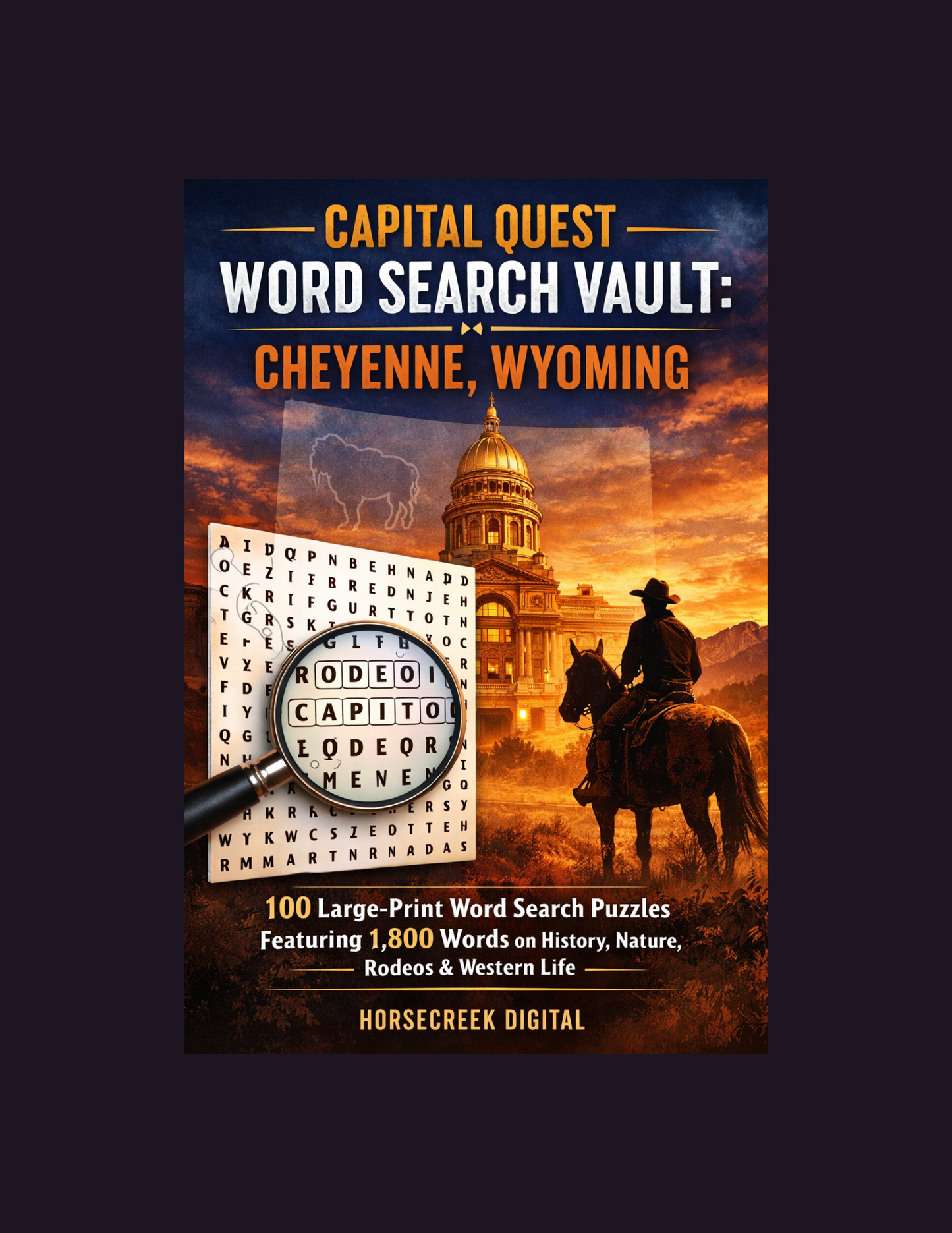 Capital Quest Word Search Vault: Cheyenne, Wyoming