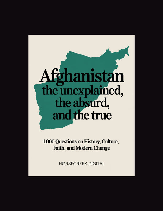 Afghanistan: The Unexplained, The Absurd, and The True: 1,000 Questions on History, Culture, Faith, and Modern Change