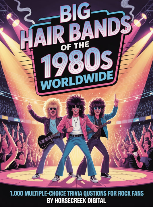 Big Hair Bands of the 1980s Worldwide: 1,000 Multiple-Choice Trivia Questions for Rock Fans