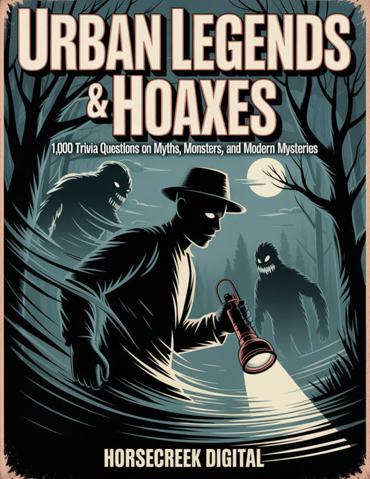 Urban Legends & Hoaxes: 1,000 Trivia Questions on Myths, Monsters, and Modern Mysteries