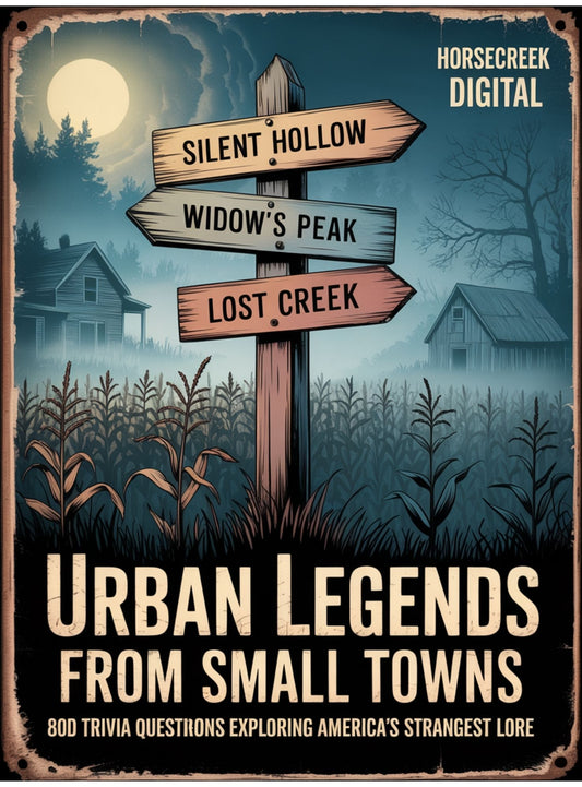 Urban Legends from Small Towns: 800 Trivia Questions Exploring America's Strangest Lore