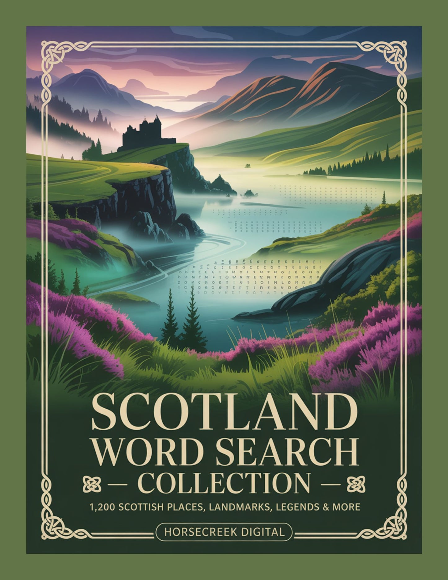 Scotland Word Search Collection  1,200 Scottish Places, Landmarks, Legends & More