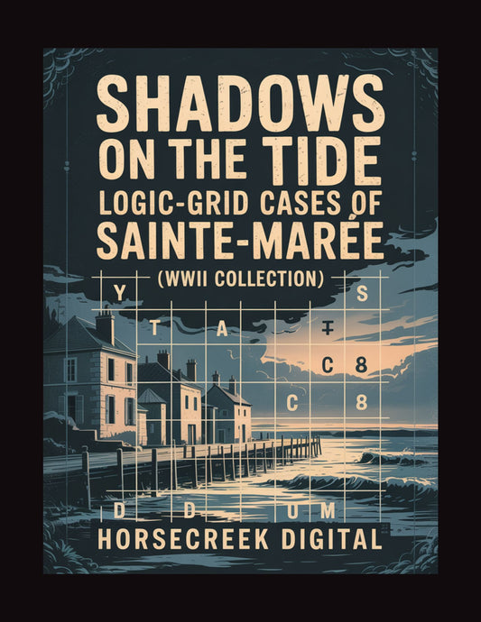 Downloadable ebook Shadows on the Tide: Logic-Grid Cases of Sainte-Marée (WWII Collection)
