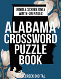 Alabama Crossword Puzzles for Kindle Scribe – 150 Write-On Puzzles (History, Culture & Sports)